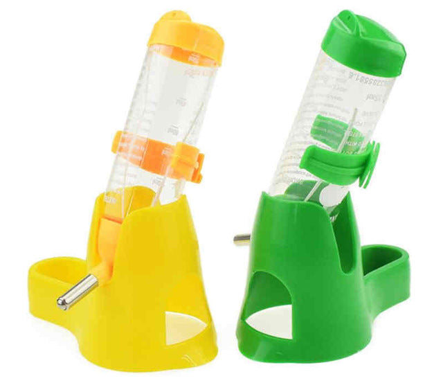 3 IN 1 Plastic Pet Hamster Water Bottle Feeder