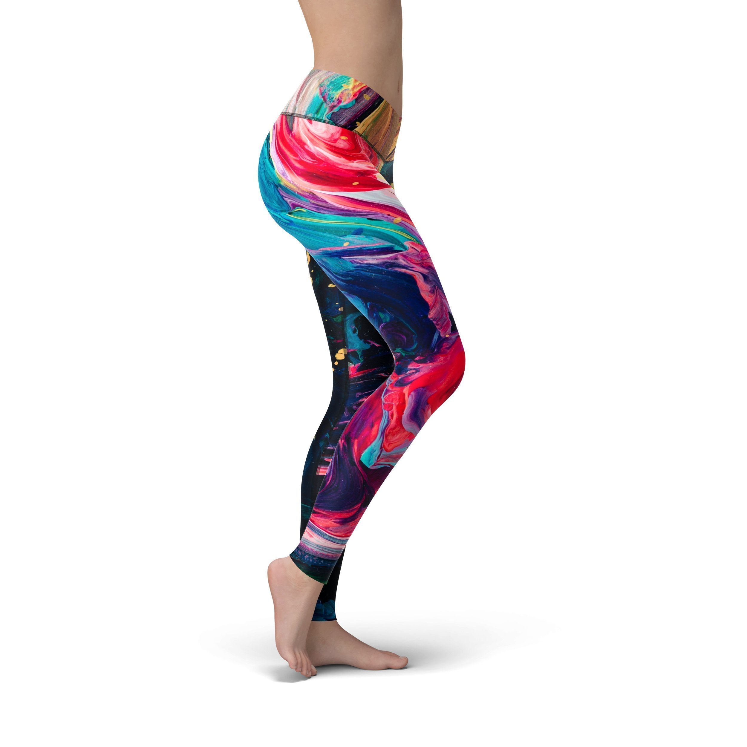 Jean Paint Stroke Leggings