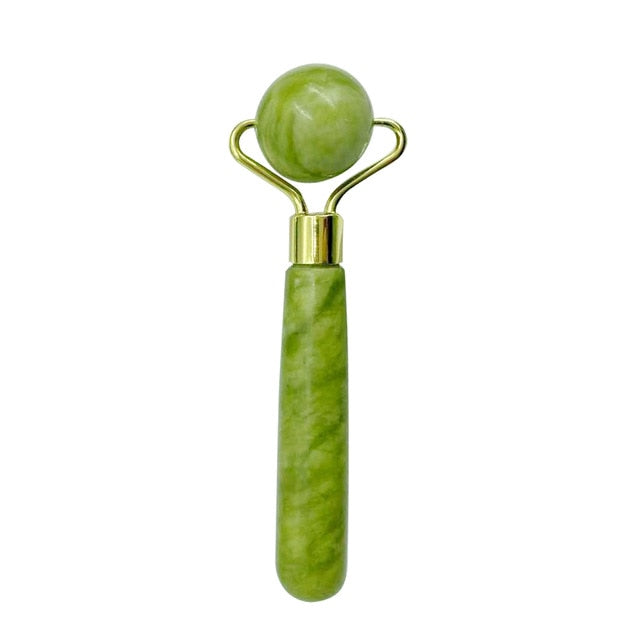 Natural Jade Massage Roller Stone - Facial Massager