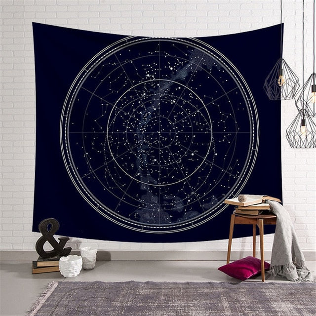 Wall Hanging Tapestry 150*150 CM Seawater Square Tapestry bed Carpet Throw Yoga Mat boho decor Traveling Camping wall Tapestry