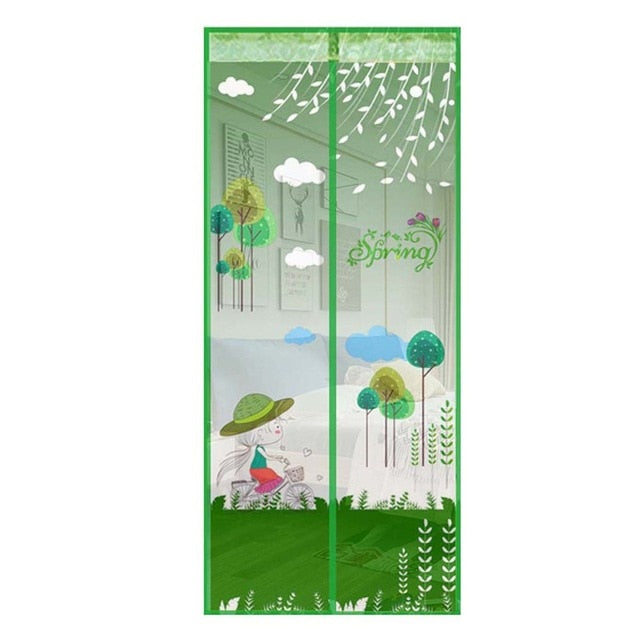 Hands-free Magnetic mosquito net door net Anti fly insect mosquito door screen Anti-Mosquito Magnetic curtain mesh for door