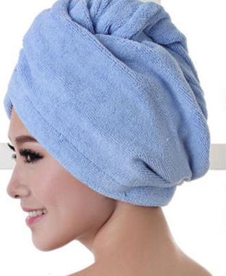 Quick Drying Microfiber Hair Towel Wrapped Turban Turbie Twist Hat Caps Spa Bath Water Absorbing Dry Hair Home Textile