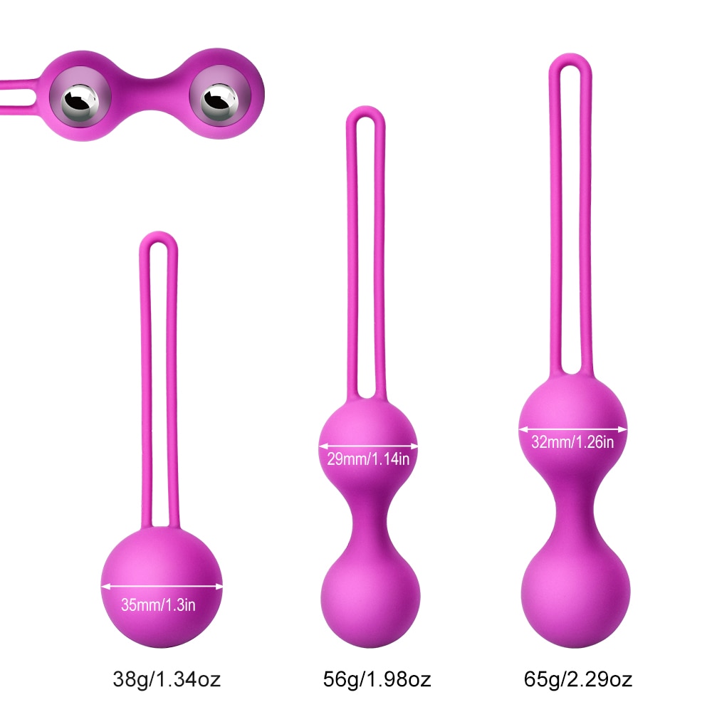 Safe Silicone Smart Kegel Balls for Women