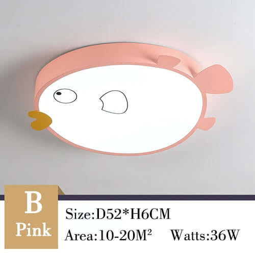 Children's room ceiling light girl princess boy room modern minimalist personality creative cartoon led ceiling bedroom lamps