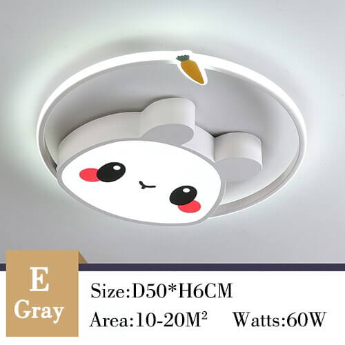 Children's room ceiling light girl princess boy room modern minimalist personality creative cartoon led ceiling bedroom lamps