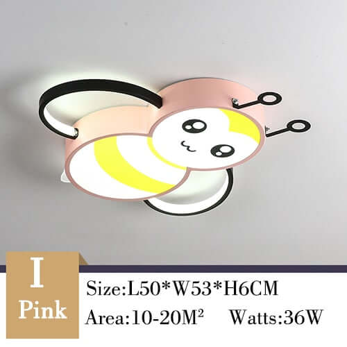 Children's room ceiling light girl princess boy room modern minimalist personality creative cartoon led ceiling bedroom lamps