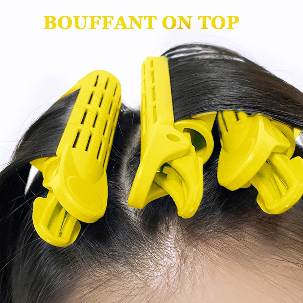 Hair Curler Clips Clamps Roots Perm Rods Styling Rollers Fluffy DIY Hair Tools Lightweight Easily Carrying Hair Part