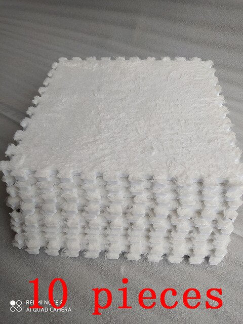 Bedroom carpet full shop room square puzzle plush thick bedside floor washable foam splicing mat-31