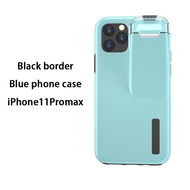 AirPod Charging Case Phone Case 2 in 1 for iPhones 11 Pro Max 6 6s 6 8 Plus Color Back Cover Gift Accessories for Mobile Phones