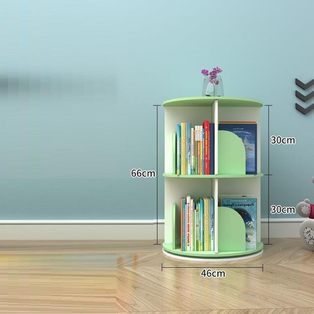 Per La Casa Decoration Industrielle Legno Rotatable Rotate Libreria Scaffale Home Furniture Bookcase Librero Bookshelf Case