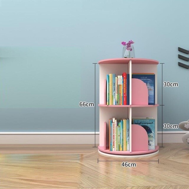 Per La Casa Decoration Industrielle Legno Rotatable Rotate Libreria Scaffale Home Furniture Bookcase Librero Bookshelf Case