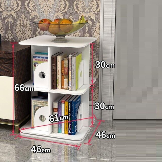 Industrielle Mobili Per La Casa Ladder Shelf Libreria Legno Rotatable Rotate Modern Librero Book Rack Bookcase Bookshelf Case