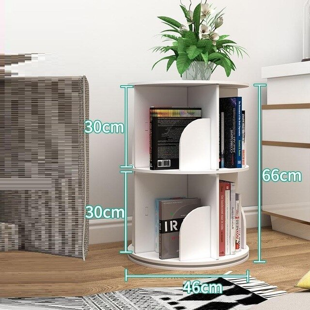 Industrielle Mobili Per La Casa Ladder Shelf Libreria Legno Rotatable Rotate Modern Librero Book Rack Bookcase Bookshelf Case