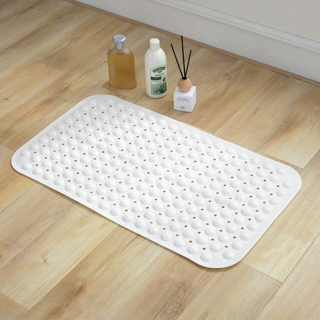 Anti-Slip Shower Mat, Bath Mat with Suction Cup Bathroom Carpet/Mat Foot Massage Rubber Mat In The Bathroom Rug Mutli-Optional