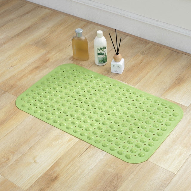 Anti-Slip Shower Mat, Bath Mat with Suction Cup Bathroom Carpet/Mat Foot Massage Rubber Mat In The Bathroom Rug Mutli-Optional