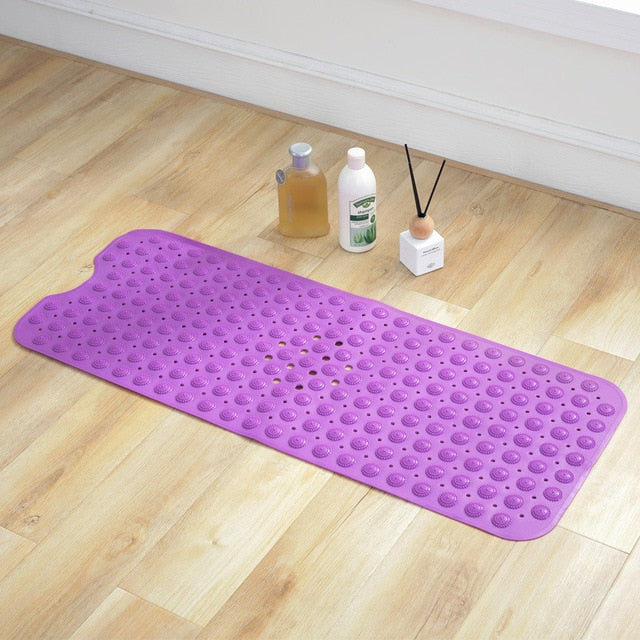 Anti-Slip Shower Mat, Bath Mat with Suction Cup Bathroom Carpet/Mat Foot Massage Rubber Mat In The Bathroom Rug Mutli-Optional